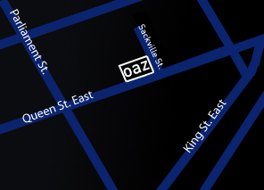 Our Location: 438 Queen St. East (click to view larger map)